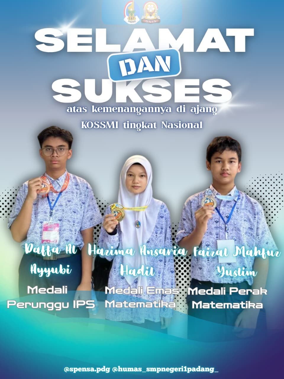tiga-siswa-smpn-1-padang-raih-prestasi-tingkat-nasional-pada-kompetisi-sain-muslim
