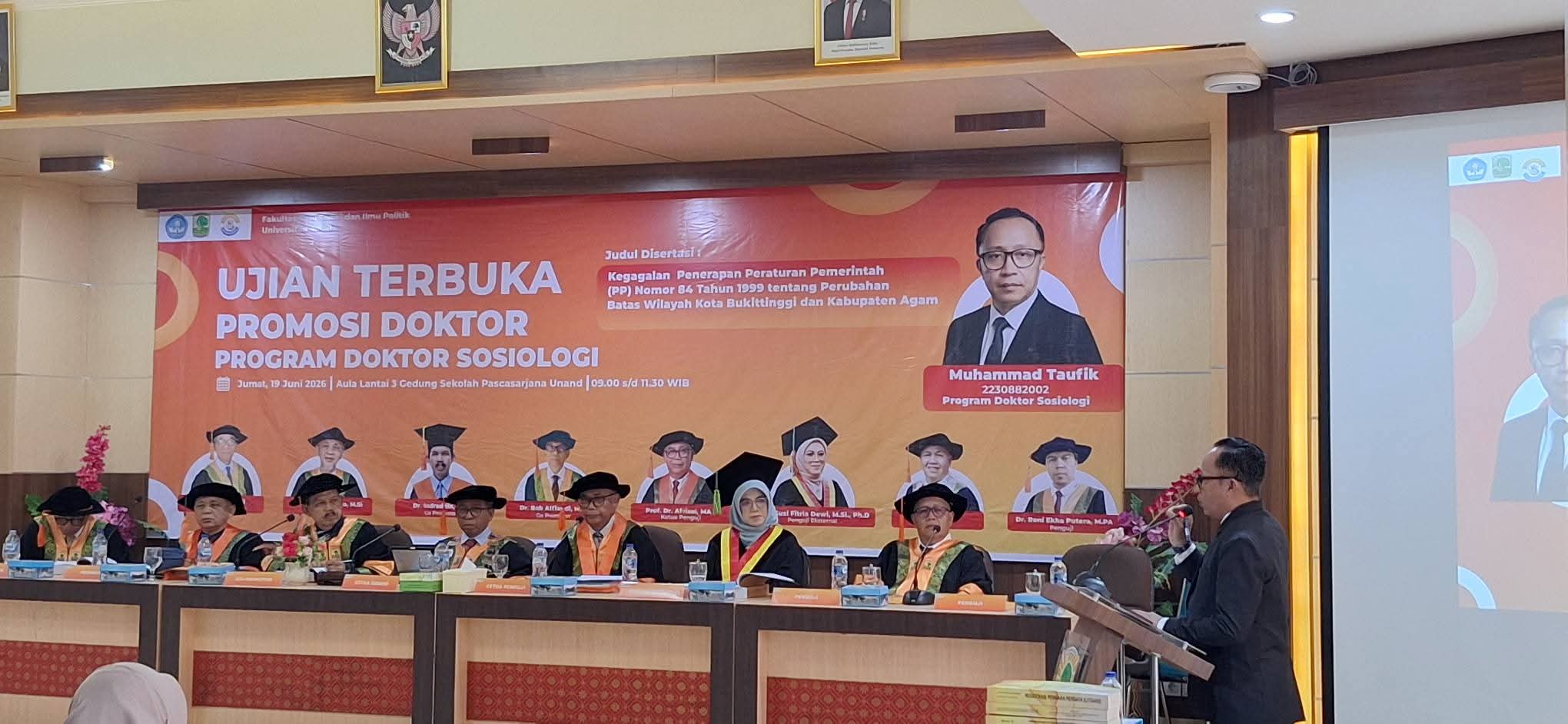 muhammad-taufik-raih-gelar-doktor,-bongkar-kegagalan-negara-terapkan-pp-84/1999-selama-seperempat-abad