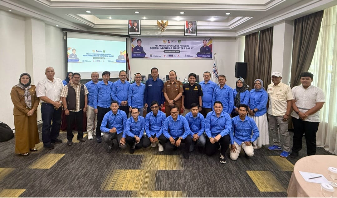pengprov-squash-indonesia-sumatera-barat-resmi-dilantik,-targetkan-organisasi-modern-dan-prestasi-nasional