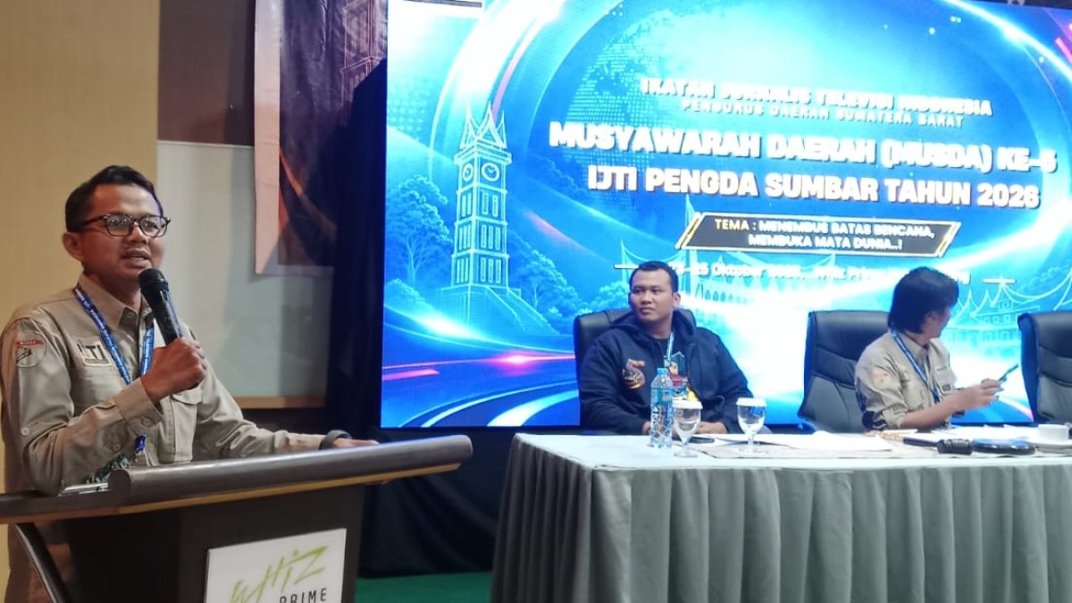 Defri Mulyadi terpilih kembali sebagai Ketua IJTI Sumatera Barat dalam Musyawarah Daerah ke-V di Padang.